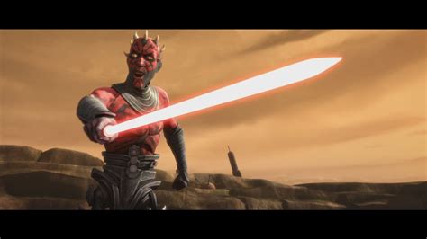 star wars the clone wars death watch vs obi wan - maul clone wars review.